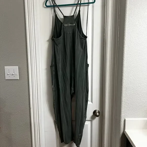 Free People Hot Shot Onesie | Green | Size M - Picture 6 of 6